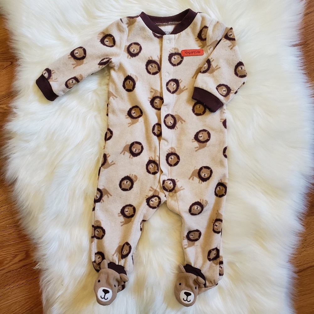 6M Lion Footie PJ